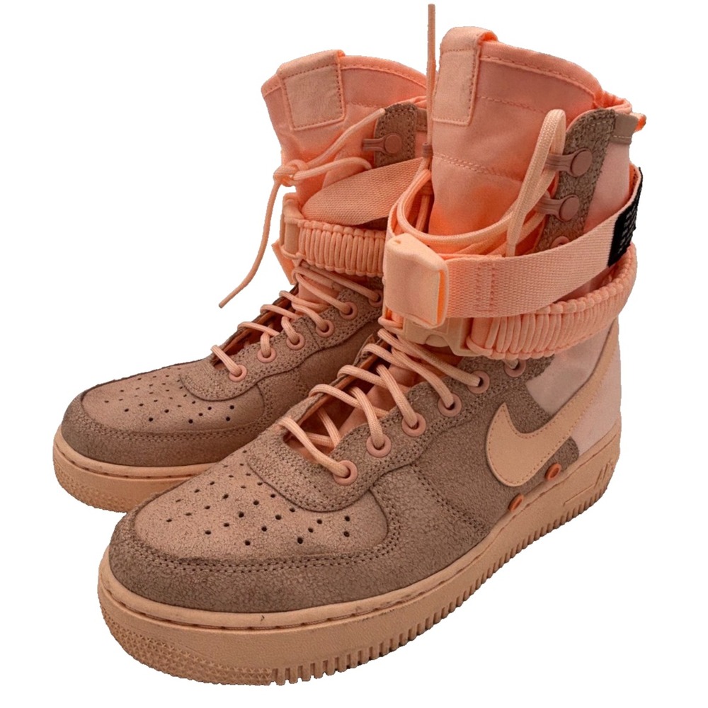 Nike SF Air Force 1 Orange Pulse High Women's Size 10.5 Shoes 857872-800